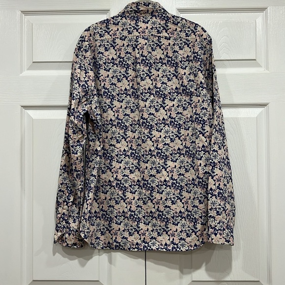 Secret Wash Shirting for J. Crew Hawaiian Slim Button Down Shirt Size Medium - Picture 2 of 8
